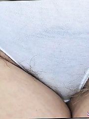 The girl is not ashamed to play with her boobs and show them off